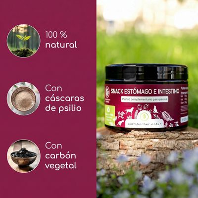 Wolfsbacher Natur Estómago e intestinos snacks para perros