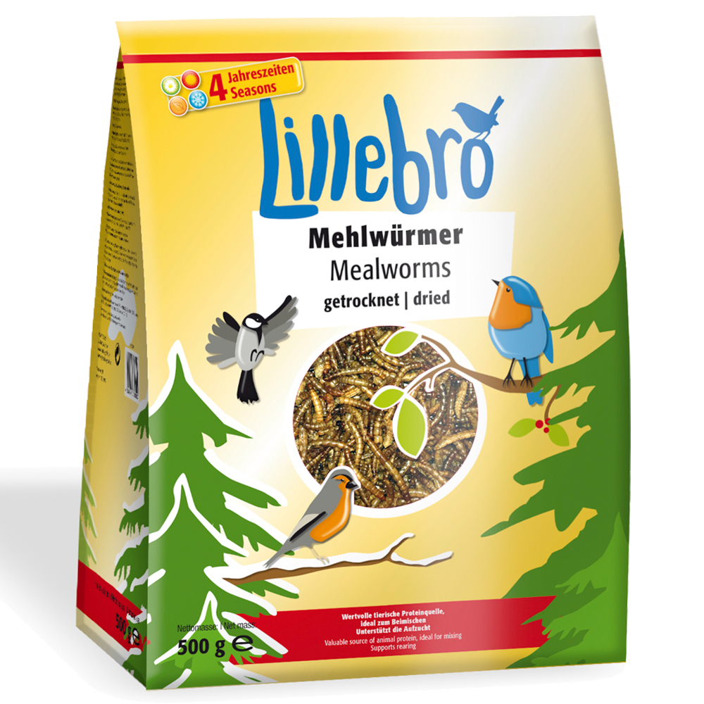 Lillebro 2kg  Meelwormen Gedroogd