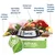 Happy Dog Natural Life Concept mit Zutaten wie Fleisch, Gemüse und Kräutern. Vorteile: Immunsystemstärkung, glänzendes Fell, Kreislaufunterstützung, Bewegungsapparat, Verdauung.