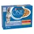Purina ONE Spécial Chat Stérilisé, 8 x 85g. Pachet cu plicuri: 2x pui și fasole verde, 2x vită și morcovi, 2x somon și morcovi, 2x curcan și fasole verde. Text în limba franceză.