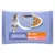 Purina ONE Spécial pelage & boules de poils, x2 au poulet, x2 au saumon. Image d’un chat et d’une assiette de nourriture visible sur l’emballage.