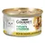 Gourmet Nature's Creations wet food, rich in chicken, garnished with spinach and visible natural ingredients, as shown on the can label.