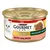 Tin labelled Gourmet Gold Succulent Delights with salmon, showing shredded food and text new.