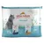 almo nature Urinary Help multipack natvoer voor volwassen katten, 6x70g. Met vis en kip. Tekst: WITH FISH, WITH CHICKEN. Afbeelding van kat en twee blikjes op de verpakking.