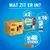 Purina Dentalife Daily Oral Care hondensticks: 2 dozen, elk met 24 sticks; 16 individuele verpakkingen; totaal 48 sticks. Tekst: 'Wat zit er in?' op blauwe achtergrond.
