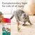 Complementary food for cats of all ages. Beaphar Flexifit Bits maintain flexible joints with omega 3 and glucosamine. Image shows a cat playing indoors next to the product pack.