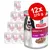 Hill's Science Plan Adult 1–6 with Beef, balenie 12×370 g konzerv. Na etikete pes, hovädzie mäso na lyžici, červený kruh s nápisom 12×370 g. Hill's Science Plan Adult 1–6 with Beef, balenie 12×370 g konzerv. Na etikete pes, hovädzie mäso na lyžici, červený kruh s nápisom 12×370 g.