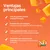 Principales ventajas: 96% de proteína animal, enriquecido con calabaza, índice glucémico bajo, elaborado con conservantes naturales, sin cereales ni rellenos. N&D Pumpkin.