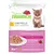 Natural Trainer con pollo with chicken, bouchées en sauce pour chaton 1–12 mois, avec canneberge, 85 g. Sans colorants, conservateurs ni arômes. Texte en italien et anglais.