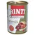 Rinti Kennerfleisch med rensdyr, kornfri. Rinti siden 1983 Original. Billede af kødstykker og ingredienser.