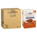 48x45 g gratis! 96 x 85 g Gourmet Gold + gratis 48x45 g Gourmet Soup Royal hrană umedă pisici - Gold 96 x 85 g Bucățele în sos: vită, pui & ficat, somon & pui, curcan & rață + Soup Royale Selecție de pește 48 x 45 g