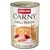 Conservă Animonda Carny Single Protein Adult, Pute Pur, imagine cu pisică și bucăți de carne. Text vizibil: 100% frische Zutaten, Ohne Getreide, Made in Germany.