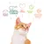 Reines Futter, perfektes Eiweiss-Fett-Verhältnis, Tierschutz, bessere Welt, glückliche gesunde Katzen. Orange-weisse Katze darunter abgebildet.