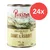 Purizon comida húmeda para perros adultos, variedad Chicken Fillet con venado y conejo, 45% filete de pollo, tamaño del paquete: 24x400g.