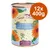 Terra Canis Alpenblüte, 12x400g. Texte visible : Rind mit Erdäpfeln, Marille & Bergkräutern. Alpine Blossoms Beef with Potatoes, Apricots & Mountain Herbs.