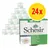 Schesir Adult Dog in jelly, filet af kylling. Pakke med 24 stk. Synlig tekst: Chicken Fillets, Filets de Poulet, Hühnerfilet, Filetes de Pollo, Kipfilet. Schesir Adult Dog in jelly, filet af kylling. Pakke med 24 stk. Synlig tekst: Chicken Fillets, Filets de Poulet, Hühnerfilet, Filetes de Pollo, Kipfilet.