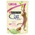 Purina Cat Chow Adult 1+ kattenvoer met lam en sperziebonen. Tekst in meerdere talen, afbeelding van een kat en voer. Natuurlijke ingrediënten vermeld op de verpakking.