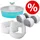 Set: Trinkbrunnen 1,5 Liter + Ersatzkohlefilter + Ersatzschaumfilter