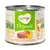 Feringa Organic Adult, veal with pumpkin and cat thyme, 72 % selected animal ingredients, sans céréales, boîte pour chat visible sur l’étiquette.