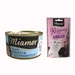 12 x 85 g Miamor Paté + Miamor Kissies med anka, 50 g på köpet! - tonfisk