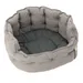 Letto per cani Cozy ecoLIFE grigio - L 80 x P 72 x H 31 cm