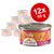 Lot de 12 boîtes Almo Nature Daily mousse pour chat adulte, 65 g chacune, saveur thon et saumon, sans céréales. Texte visible : Adult Cat Mousse, Grain Free, avec thon et saumon. Lot de 12 boîtes Almo Nature Daily mousse pour chat adulte, 65 g chacune, saveur thon et saumon, sans céréales. Texte visible : Adult Cat Mousse, Grain Free, avec thon et saumon.