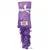 KONG Kickeroo cat toy in purple with zebra pattern, white bow and fluffy tail. Brand logo visible.