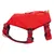 Ruffwear röd hundsele med justerbara remmar och handtag, robust design för utomhusaktiviteter.