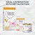 Tre prodotti Concept for Life Veterinary Diet Urinary per gatti: sacco Chicken, bustina Beef, lattina Moderate Calorie 200 g. Testo in inglese: Ideal combination with dry nutrition.
