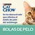 Purina Cat Chow. Se ha demostrado que elimina el doble de pelo del estómago. Bolas de pelo.