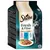 Sheba Fresh & Fine in Sauce, 6x50g: 2x zalm, 2x tonijn, 2x forel. Afbeelding van kattenvoer op een bord en kat. Verpakking toont recyclebaar symbool.