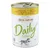 almo nature Daily paté met kip, natural ingredients, adult dog, grain free recipe. Tekst in meerdere talen zichtbaar op het blik.