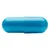 Sininen kapseli, muovia. Ei näkyvää tekstiä tai merkintöjä.