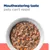 Bowl of chunky wet food with visible vegetables and the text 'Mouthwatering taste pets can’t resist' above it.
