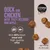 COSMA PURE LOVE DRY. Duck and chicken with tasty beetroot and apple. With 80% fresh meat and high-quality offal. Kibble size 10 x 10 x 6 mm shown.