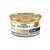 Purina Gourmet Gold Mousse mit Fisch aus dem Ozean, Dose mit goldener Verpackung und Bild einer weißen Katze sowie servierter Mousse auf Teller.