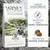 Wolf of Wilderness Junior Green Fields, haute digestibilité, recettes 100 % sans céréales, riches en viande fraîche. Croquettes visibles à droite du paquet. Wolf of Wilderness Junior Green Fields, haute digestibilité, recettes 100 % sans céréales, riches en viande fraîche. Croquettes visibles à droite du paquet.