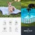 Perro sobre colchoneta azul y perro en piscina plegable Nomad Tales. Iconos: temporada cálida, ajustable 120 cm, diversión acuática, base antideslizante, plegable, portátil. Perro sobre colchoneta azul y perro en piscina plegable Nomad Tales. Iconos: temporada cálida, ajustable 120 cm, diversión acuática, base antideslizante, plegable, portátil.