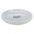 White ceramic bowl with blue cartoon cat in the centre, suitable for food or water.