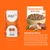 Chicken breast with tuna food pack, bowl of food, and ingredients. Contains chicken, dolphin-safe tuna, brown rice, green beans, apple, sunflower oil, minerals, fish oil, chicory, seaweed.
