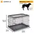 Hundebox Superior 120, Masse: 118 cm x 77 cm x 82,5 cm. Geeignet für Hunde bis max. 50 kg und Schulterhöhe von 55 cm (Extra Large).