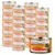 Lot de boîtes Feline Porta 21 pour chats, étiquette visible : 'ganzes Thunfischfleisch mit echtem Krebsfleisch in Jelly', image d’un chat sur l’emballage. Lot de boîtes Feline Porta 21 pour chats, étiquette visible : 'ganzes Thunfischfleisch mit echtem Krebsfleisch in Jelly', image d’un chat sur l’emballage.