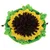 Sunnyflower Snusetæppe - Ø 50 cm