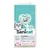 Sac de litière pour chat Sanicat Clumping White 8L, contrôle des odeurs par oxygène, faible traçage, sans poussière, parfum Rose Petal. Texte visible : OXYGEN ODOUR CONTROL.