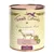 Boîte Terra Canis Hausmannskost für Hunde, Lamm mit courgette, millet & dill, 100 % Natur, illustration de mouton, texte en allemand et anglais visible sur l’étiquette.