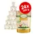 Συσκευασία Lukullus Geflügel & Lamm 300g, πακέτο 24 τεμαχίων. Εμφανίζεται εικόνα κοτόπουλου και αρνιού στη συσκευασία. Ορατή ένδειξη Adult.