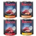 Lot Rocco Classic 24 x 800 g pour chien - lot mixte: pur bœuf, poulet, saumon, cœurs de volaille