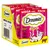 Dreamies MEGA PACK kattgodis med nötkött, 4 x 180 g (0,72 kg). Förpackningen visar Dreamies-logotyp och illustration av en katt. Text: mit Rind, au boeuf.