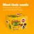 Box of Pedigree mixed selection with vegetables in gravy, featuring chicken, beef and lamb, made with natural ingredients, vitamins and minerals. Text: Meet their needs every step of the way.