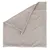 Beige Hundebettbezug mit Reissverschluss, aus glattem Stoff. Bezug ist abnehmbar und waschbar.